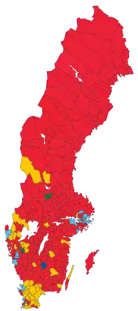 Results by municipality