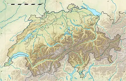 Schwarzhorn is located in Switzerland