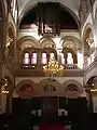 View of the entrance and of the organ