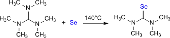 Synthesis of tetramethylselenourea with TDAM