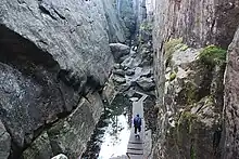 "Hell" on Szczeliniec Wielki, Table Mountains