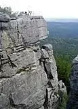 An observation deck on top of Szczeliniec Wielki