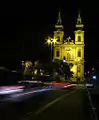 Night view of the church