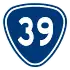 Provincial Highway 39 shield}}