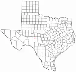 Location of Eldorado, Texas