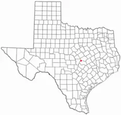 Location of Florence in Texas