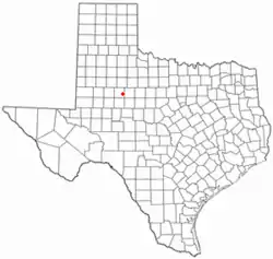 Location of Hermleigh, Texas