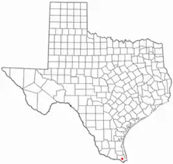 Location of Indian Lake, Texas