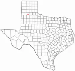 Location of Kress, Texas