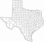 Location of Muleshoe in Texas