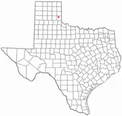 Location of Samnorwood, Texas