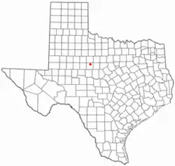 Location of Tye, Texas