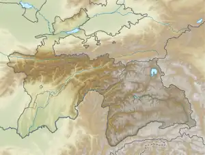 Peter I RangeХребет Петра I is located in Tajikistan