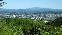 Panorama view of downtown Kitaakita