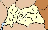 Map of districts