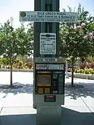 Streetcar ticket machine