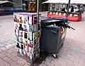 Waste container in Tampere, Finland