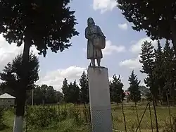 Monument to a worker of a state-owned farm