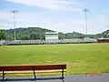 Press Box and Visitor's Bleachers at Tank Stadium (exposed to weather!)