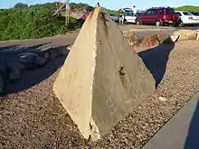 Tank trap at the northern end of Stockton Beach