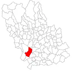 Location in Prahova County