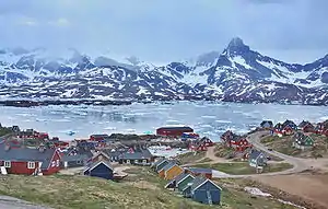 Tasiilaq as seen in summer