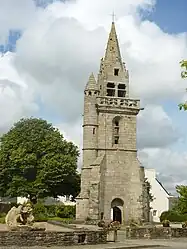 The old church tower in Taulé