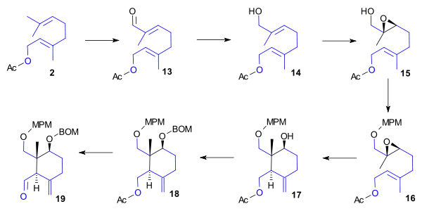 Taxol total synthesis Takahasi part 2