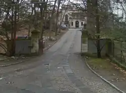 The former Anthony Campagna mansion on West 249th Street, now part of Yeshiva of Telshe Alumni