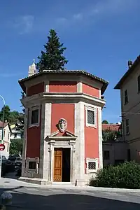 "Red Temple" of Sant'Emidio, Ascoli Piceno, built on the supposed spot of Emygdius' martyrdom.