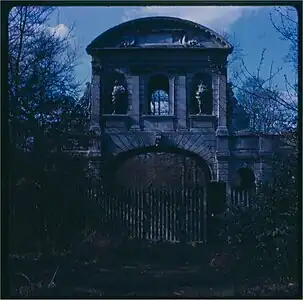 Temple Bar Gate at Theobalds Park, 1968