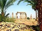 Ruins of the Temple of Montu in Medamud.