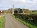 The old railway bridge at Templeton on the G&SWR.s Fairlie branch.