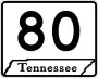 State Route 80 marker