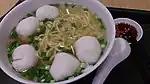 Fishball noodles