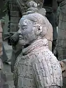 Terracotta soldier (upper body)