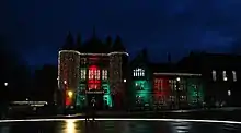 Teviot Row House at night