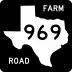 Farm to Market Road 969 marker