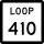 State Highway Loop 410 marker