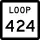 State Highway Loop 424 marker