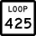 State Highway Loop 425 marker