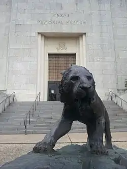 Texas Memorial Museum, Austin, Texas, 1936-39.