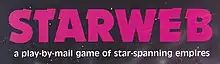 Starweb logo cropped from the cover of the instruction manual