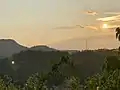 Lạng Sơn hills and mountains viewed from Mạc citadel.