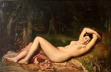 Théodore Chassériau, Sleeping Bather.