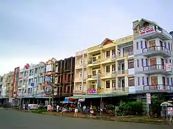 Ngã Sáu town commercial area