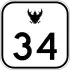 National Highway 34 shield}}