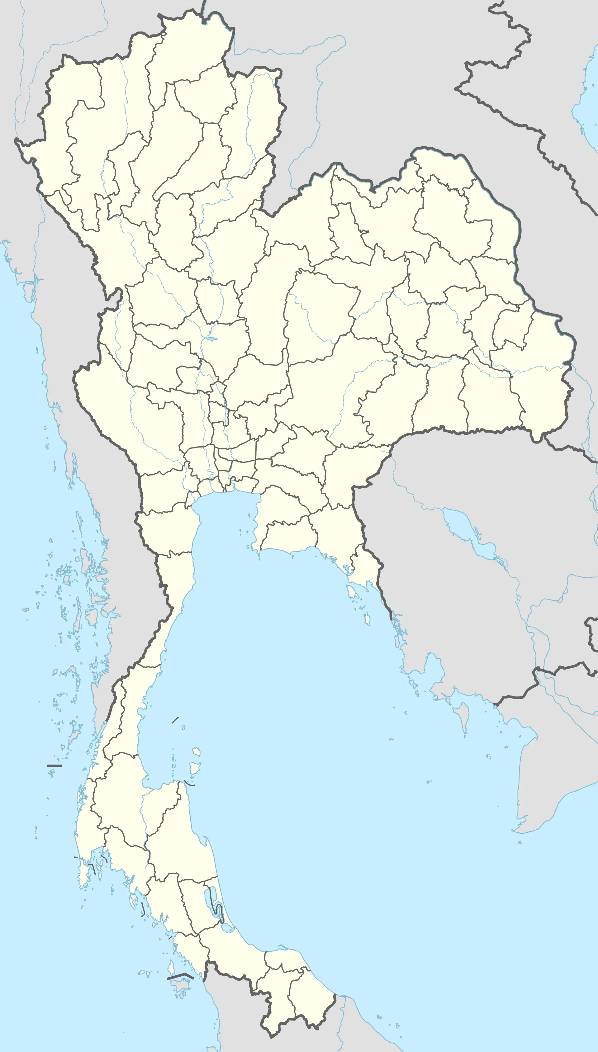 2021–22 Thai League 3 Western Region is located in Thailand