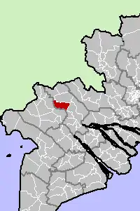 Location in Đồng Tháp Province