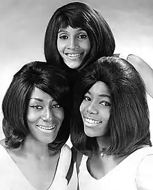 The Ikettes in 1965: Venetta Fields, Robbie Montgomery and Jessie Smith